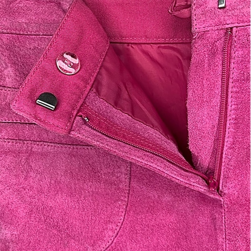 🌸 LILLY PULTIZER PIG SKIN SUEDE DANA SKIRT - Picture 3 of 5